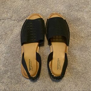 Black Sandals Size 8